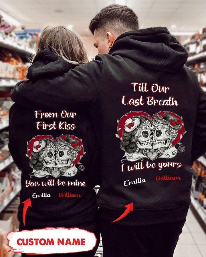 Personalized Till Our Last Breath Skull Hoodie Dreamship