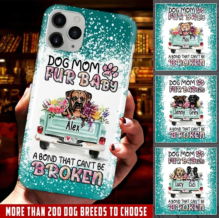 Personalized Dog DOG MOM & FUR BABY Phonecase DHL-24TT016