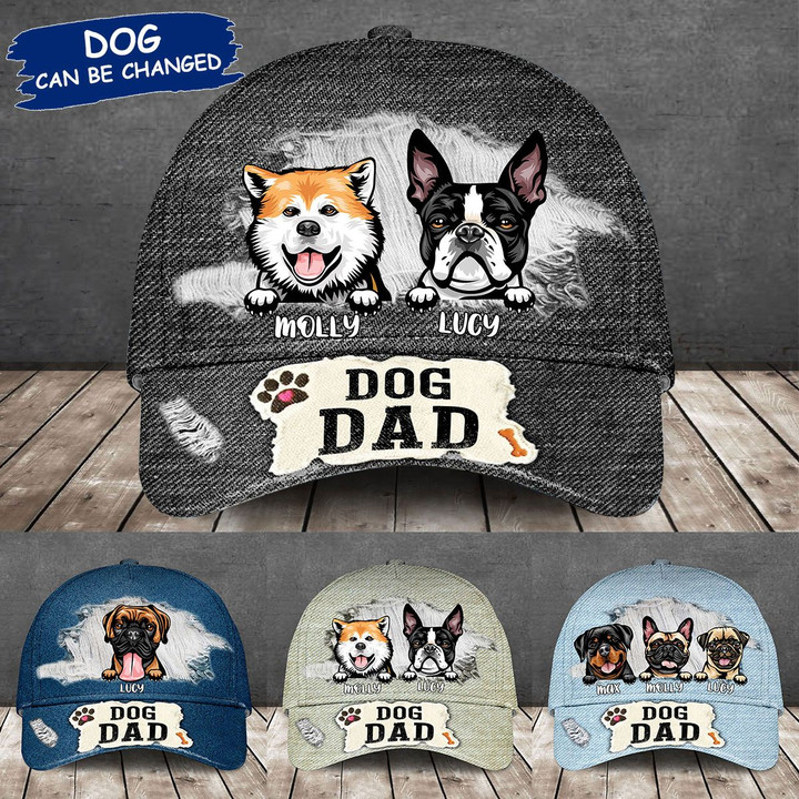 DOG DAD Personalized Dog Cap nla-30tq007