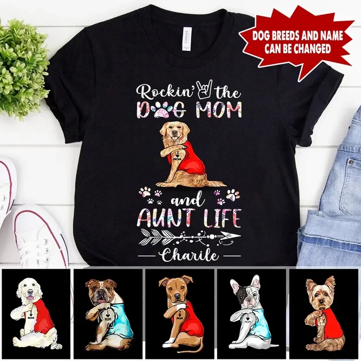 Dog mom Tee shirt ntk-16tt005