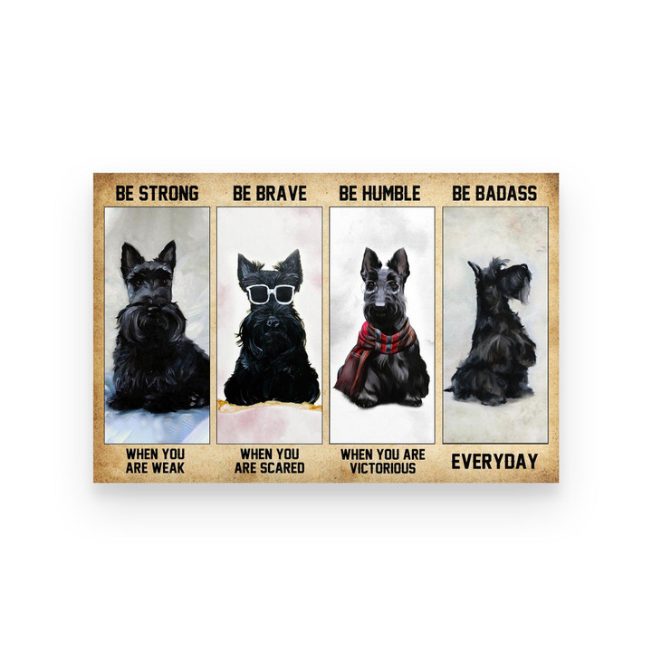Scottish Terrier Poster hqt20 Dreamship 18x12in