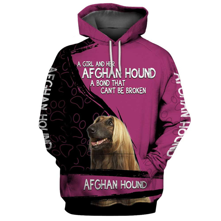 Afghan Hound 3D Full Printing Hoodie and Unisex Tee 3D Print Mynicewear Hoodie S