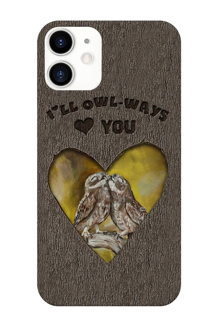 Personalized Couple I'LL OWL-WAYS LOVE YOU Phonecase DHL-24VA005