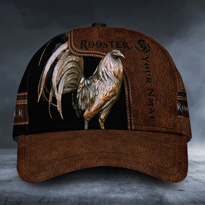 Customized text rooster 3d printing classic cap