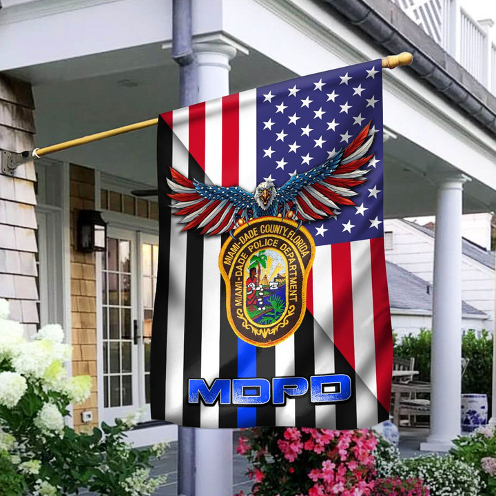 Miami-Dade Police Department 3D Flag Full Printing HTT-FCT03