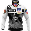 New York City Fire Department FDNY New York NY Hoodie With Neck Gaiter | 3D Full Printing Hoodie Mask