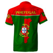 Portugal Button Shirt 3D Full Printing