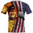 Firefighter Shirt 3D Full Printing