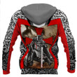 Knight Templar 3D Hoodie Limited Edition