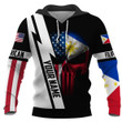 philippines hoodie 3D Full Printing
