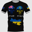 Australian my home ukraine my blood hoodie 3D Full Printing