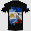 French my home argentine my blood hoodie 3D Full Printing