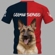 GERMAN SHEPHERD Dog Best Friend 3D Full Printing