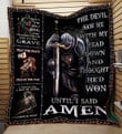 The Devil Saw Me With My Head Down Knight Templar Blanket 3D Full Printing HQD-QHG00038