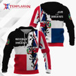 Dominican nationality hoodie 3D Full Printing