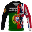 Portuguese nationality hoodie 3D Full Printing