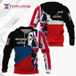 Czech nationality hoodie 3D Full Printing