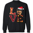 HQD-CHRISTMAS-ROTTWEILER G180 Gildan Crewneck Pullover Sweatshirt 8 oz.