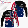 Australian nationality hoodie 3D Full Printing