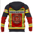 Personalized Name American Firefighter 3D Full Printing