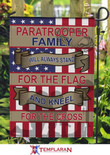 U.S. Paratrooper Family Flag 3D Full Printing