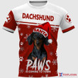 Dachshund - Santa Paws is comming to town 3D Full Printing