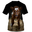 Limited edition 3D Full Printing Cow 3d shirt
