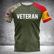 Spain Veteran 3D Shirt Full Printing
