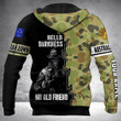 Personalized Name Australian Army Hoodie 3D Full Painting