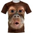 Baby Orangutan 3D Full Printing Tshirt