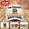 Personalized Barkyard Dog Breeds Custom Dogs & Name Classic Caps 3D Printing PHT-30TP010