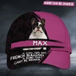 Personalized A Girl And Her French Bulldog A Bond That Can't Be Broken Dog Cap HTT-30XT006