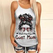 Kinda busy being a Goat Mom Woman Cross Tank Top