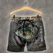 CRAPPIE FISHING CAMO PERSONALIZED 3D Short Pant Full Printing