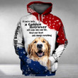 GOLDEN RETRIEVER will come into your life 3D Full Printing Hoodie Hoodie 3D 3D Tee Art Hoodie S
