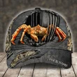 Alaskan king crab fishing CAMO PERSONALIZED CAP