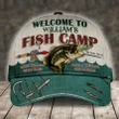 BASS FISH CAMP PERSONALIZED CAP