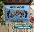 Personalized Dog Breeds and Name Doormat Full Printing tdh | hqt-dsh002 Area Rug Templaran.com - Best Fashion Online Shopping Store