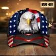 Personalized Name Eagle American Cap KNV-30CT41