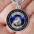 To My Wife Destiny Made Us A Couple Love Made Us Forever Together Otter Necklace PHT Jewelry ShineOn Fulfillment Luxury Necklace (Silver)