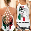 Mexican Girl Woman Cross Tank Top HTT-35XT011