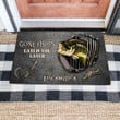 GONE FISHIN' CATCH YOU LATER BASS PERSONALIZED Doormat Full Printing