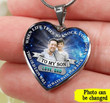 Upload Your Photo To My Son Necklace NVL-18DD002 Jewelry ShineOn Fulfillment