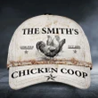 Custom Name, Address, Est Chicken Coop Classic Caps