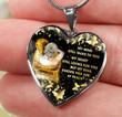 My mind still talks to you Heart necklace ntk-18nq015 Jewelry ShineOn Fulfillment