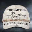 Custom Name, Address, Est Horse Ranch Classic Caps