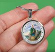 Saint Patrick Circle necklace ntk-18tq003 Jewelry ShineOn Fulfillment