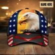 Personalized Name Eagle American Cap KNV-30CT42
