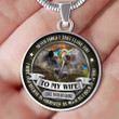 To My Wife Never Forget That I Love You Wild Boar Necklace PHT Jewelry ShineOn Fulfillment