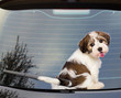 Bichon Dog With A Wagging Tail Funny Sticker Sticker PodEz Bichon